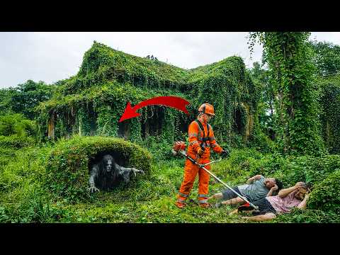 Time Lapse: 72 Hours Cleaning Up Abandoned House - Something crawls out of the abandoned well! 😱