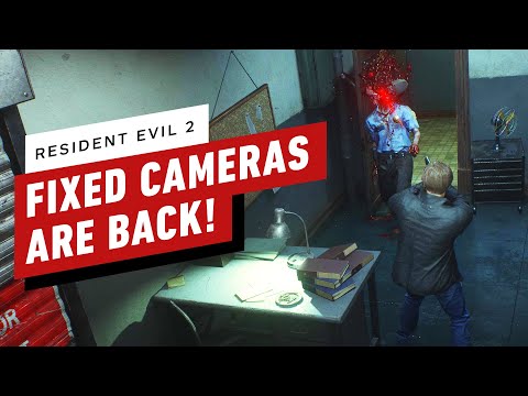 Resident Evil 2: Classic Fixed Camera Mod Gameplay