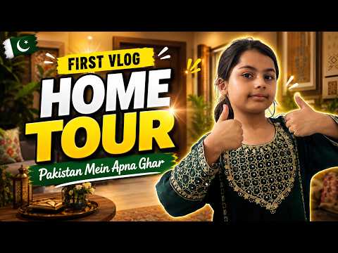 Mera First Vlog Plus Challenge | Pakistan Mein Apna Ghar Home Tour 🏠✨