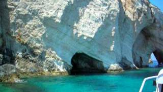 Blue Caves in Zakynthos island