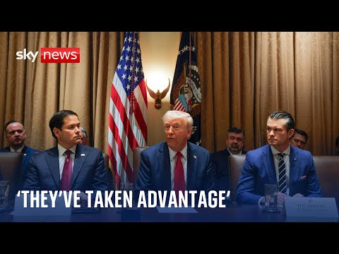 Donald Trump says EU was 'formed to screw the United States' and threatens 25% tariffs