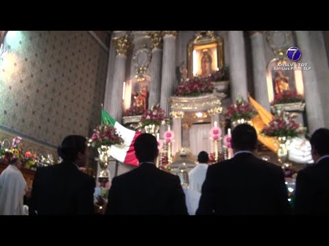 Miles de feligreses celebraron a la Virgen de Guadalupe en la Basílica de SLP