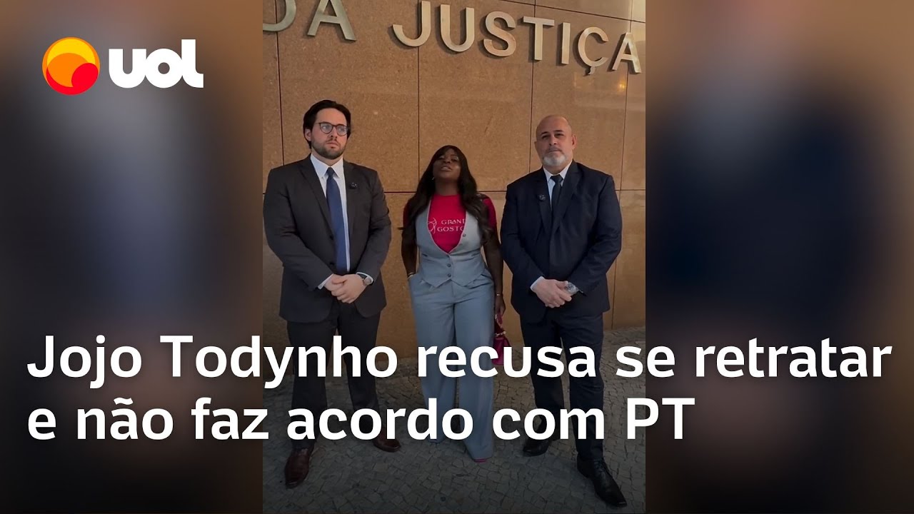 Jojo Todynho recusa se retratar e não faz acordo com o PT em audiência na Justiça
