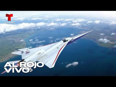 La NASA desvela su avión supersónico comercial X-59 | Al Rojo Vivo | Telemundo