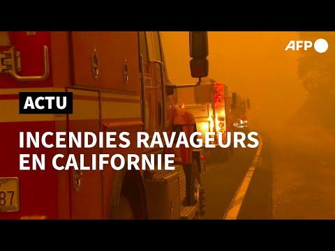 Les Californiens face à un incendie ravageur | AFP