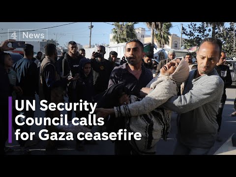 UN Security Council passes Gaza ceasefire resolution - as US abstains