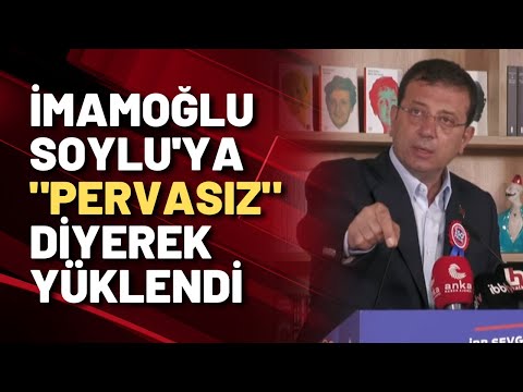 İmamoğlu'ndan Süleyman Soylu'yu kızdıracak hatırlatma...