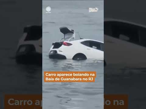 Carro aparece boiando misteriosamente na Baía de Guanabara #FalaBrasil #Shorts