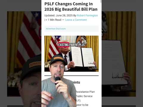 The College Investor | Changes Are Coming To Public Service Loan Forgiveness (PSLF)