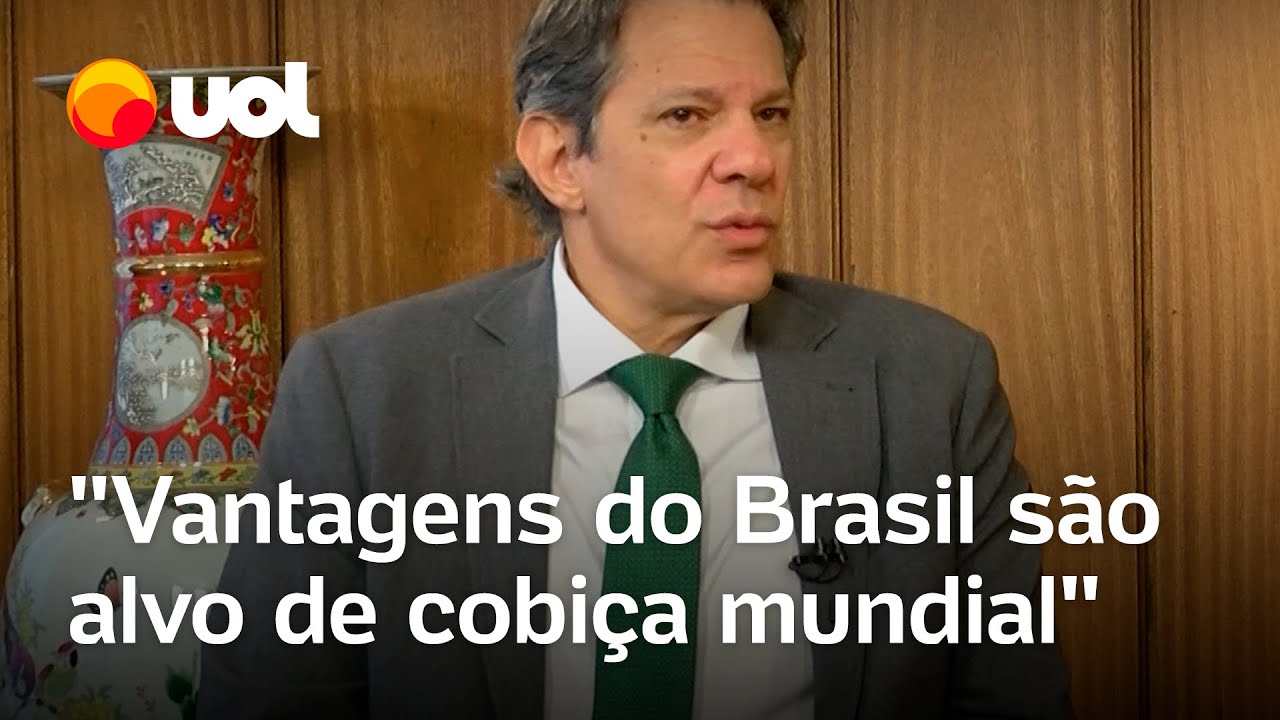 Tarifaço: Haddad diz que objetivo de Trump é manter Brasil como fornecedor de matéria-prima