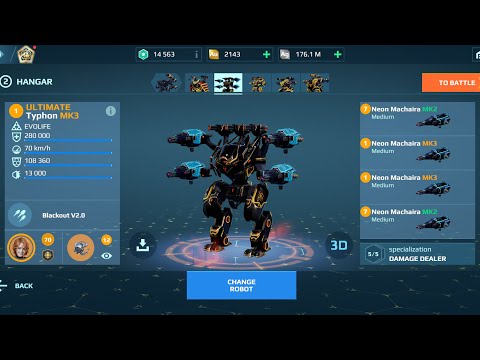13 Kills Full Machaira | War Robots Gameplay