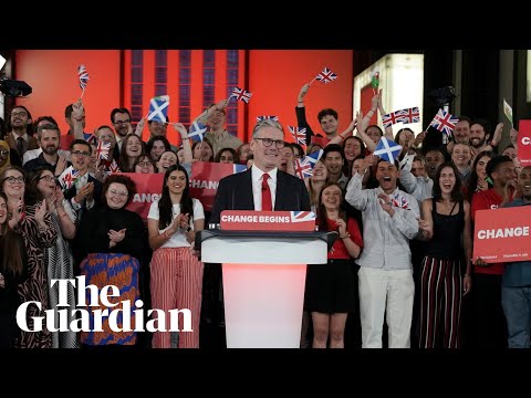 'We did it!' declares Starmer after Labour wins landslide UK general election