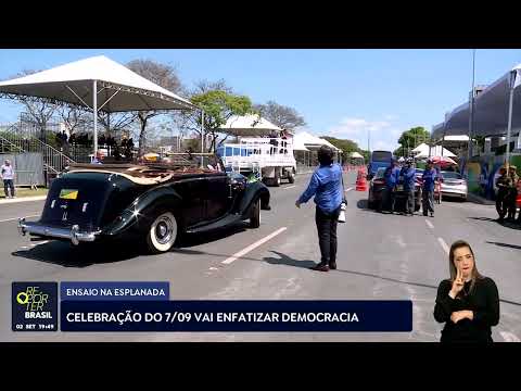 Celebração do Sete de Setembro vai enfatizar a democracia