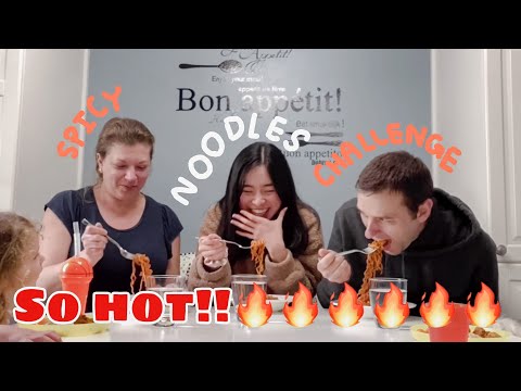 Spicynoodleschallenge!!ฝรั่