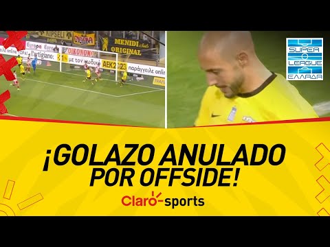 ¡Golazo del AEK anulado por offside! | AEK vs Olympiacos | Playoffs-Jornada 2 | Super Liga de Grecia