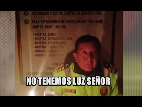 ¡Sin luz desde octubre! Policías usan velas para atender en comisaría de Usquil