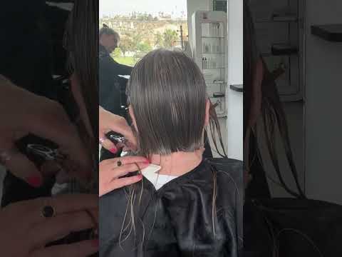 Bob cut hairstyle #haircut #hair #hairstyle #beauty #layerup #video #blowup