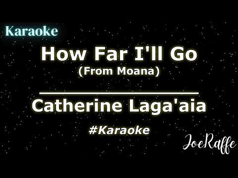 Catherine Laga'aia - How Far I'll Go From Moana (Karaoke)