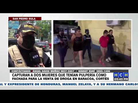 Capturan a mujeres que usaban pulpería para vender droga en Baracoa, Cortés