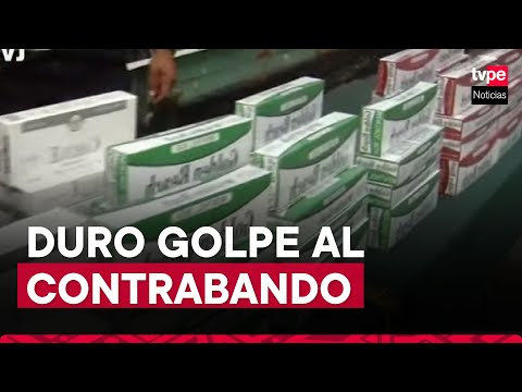 Chorrillos: PNP incauta autopartes, celulares y cigarrillos durante operativo