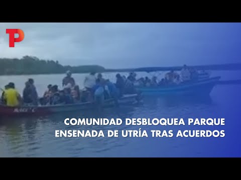 Comunidad desbloquea Parque Ensenada de Utría tras acuerdos | 08.04.2023 | Telepacífico Noticias