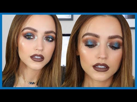 COOL TONED GRUNGE | CHATTY GRWM - Pop of Blue
