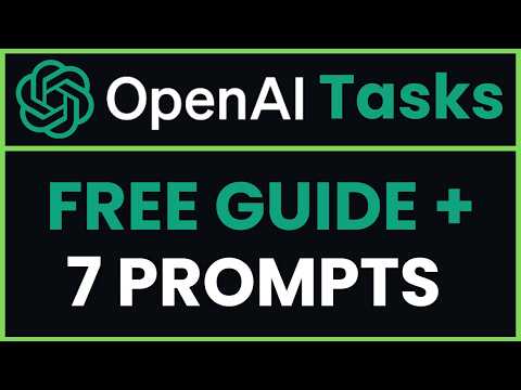 ChatGPT's NEW Task Scheduling AI Agent + 7 FREE Prompts & Ultimate Tasks Guide! 🤖 (OpenAI)