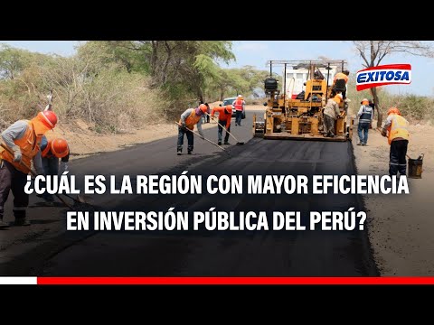 ¿Cuál es la región con mayor eficiencia en inversión pública del Perú?