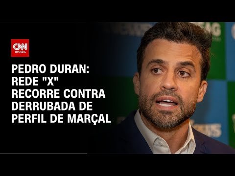 Pedro Duran: Rede "X" recorre contra derrubada de perfil de Marçal | CNN NOVO DIA