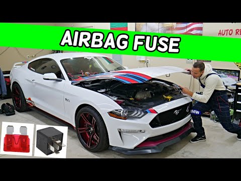 FORD MUSTANG PASSENGER AIRBAG DEACTIVATION FUSE LOCATION, AIR BAG FUSE 2015 2016 2017 2018 2019 2020