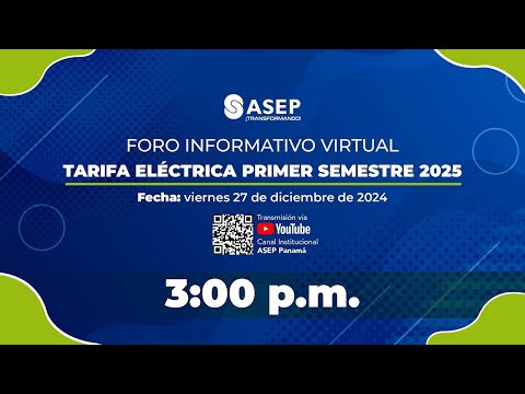 Foro Informativo Virtual Tarifa Eléctrica Primer Semestre 2025| TVN Noticias