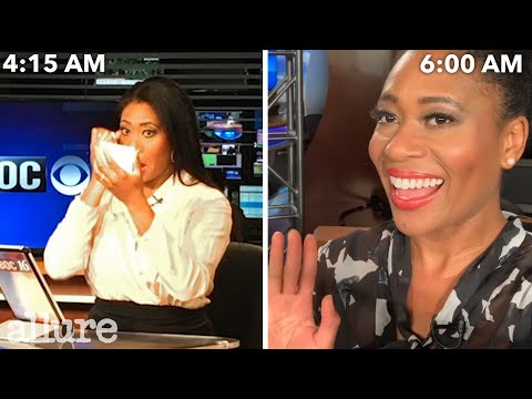 A News Anchor's Entire Routine, from Waking Up to Getting On Camera | Allure