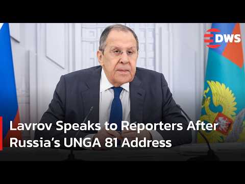 FULL PRESSER: Russian FM Sergey Lavrov Holds UN Press Conference on Ukraine, NATO and U.S. | AC15