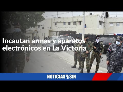 Incautan armas y equipos electrónicos La Victoria