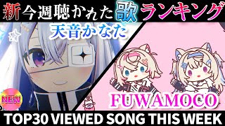 【baubau】ホロライブ歌ってみた週間ランキング  viewed cover song  week 2025/12/5～12/12【1年期