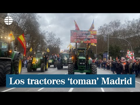 Los tractores 'toman' Madrid