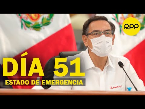 EN VIVO - DÍA 51 | Martín Vizcarra actualiza los números del COVID-19 en el Perú