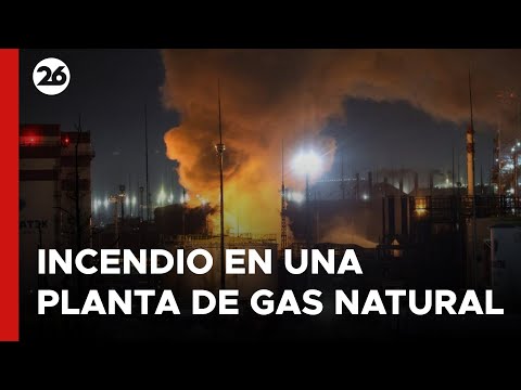 RUSIA | Incendio en la planta de gas natural fue provocado por un factor externo