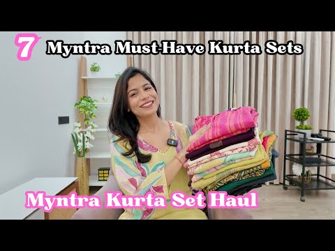 Myntra Must-Have Kurta Set Haul l Myntra Sale 40-80% Off l Dream Simple