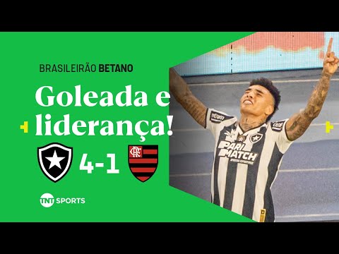 FOGÃO DÁ SHOW, GOLEIA O FLAMENGO E VOLTA A SER LÍDER! BOTAFOGO 4X1 FLAMENGO