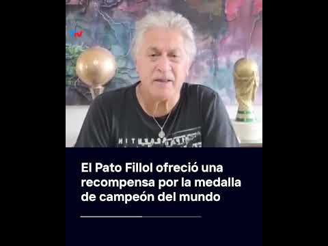 El Pato Fillol ofreció una recompensa por la devolución de la medalla del mundial 78 que le robaron