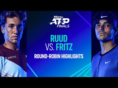 Ruud vs. Fritz | Nitto ATP Finals Highlights