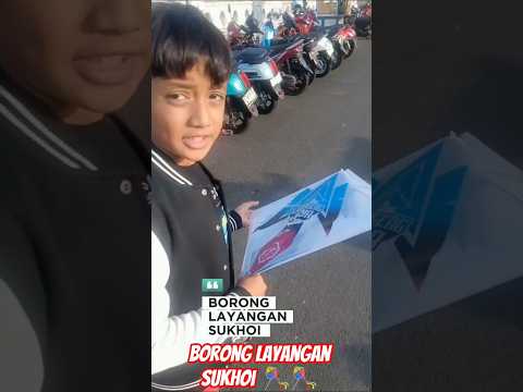 BELI LAYANGAN SUKHOI DILOKASI TERFAVORIT | PADAT RAMAI || A-Lay.147  #shorts #kite