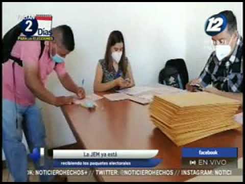Distribuyen los paquetes electorales en la zona oriental del país