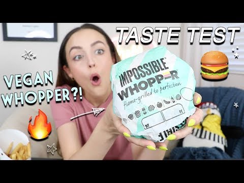 TASTING BK'S IMPOSSIBLE WHOPPER | Eat With Me!!!! Random Rambles
