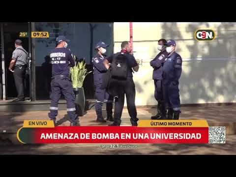 Amenaza de bomba en una universidad en CDE