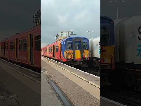 SWR Class 455s Depart Guildford Station For London Waterloo (06/01/24)