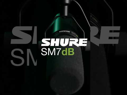 Boost your recording power with the new #shure #sm7db (literally)!