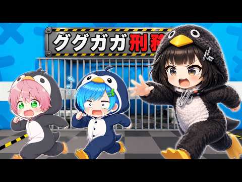 友達と『ググガガペンギン』にイタズラをしてググガガ刑務所から脱獄するロブロックス【 ROBLOX】まひてる
