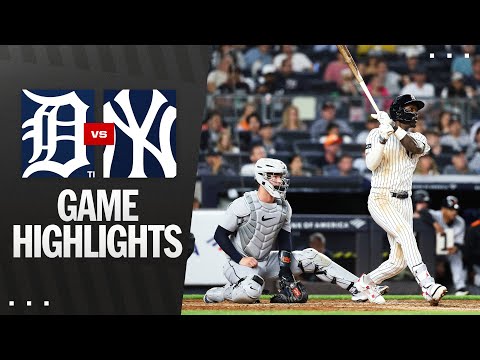 Tigers vs. Yankees Game Highlights (9/11/25) | MLB Highlights